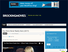 Tablet Screenshot of brockingmovies.com